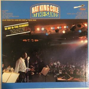 Nat King Cole At The Sands Vinyl Lp '66